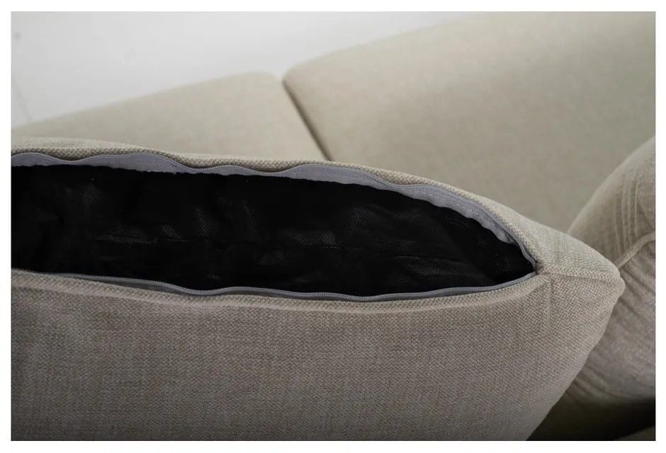 Бежов ъглов диван (десен ъгъл) Paris - Scandic