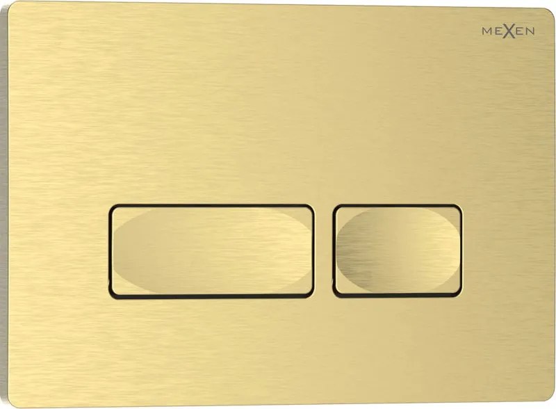 Mexen Tex 04 бутон за промиване, златен четкан - 6104-11