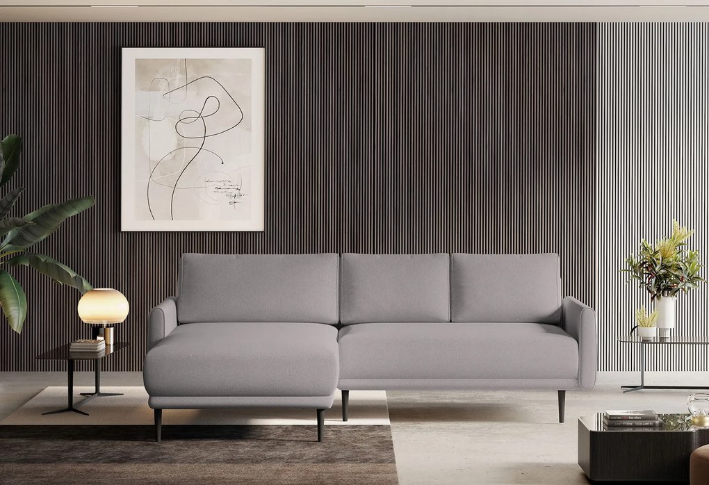 Ъглов диван Солас-екру-ляв