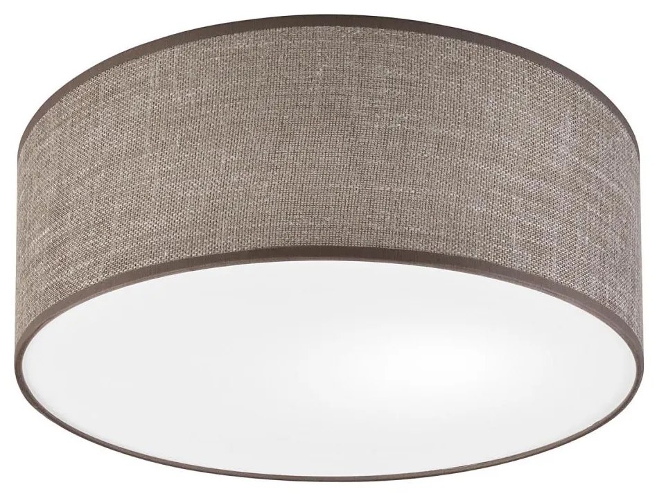 Таванно осветително тяло SIRJA 1xE27/15W/230V Ø 35 cm кафяво