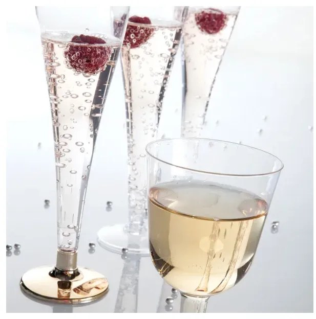 Rubikap - Чаша със сребърна основа, 120мл, полистирен-(DC.120-PS303)