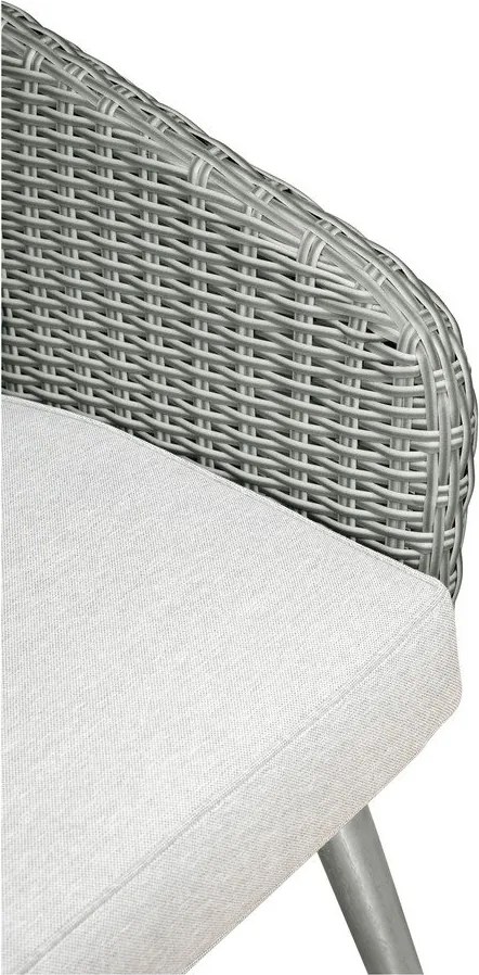 Светлосив градински комплект за отдих Bistro – Unique Furniture