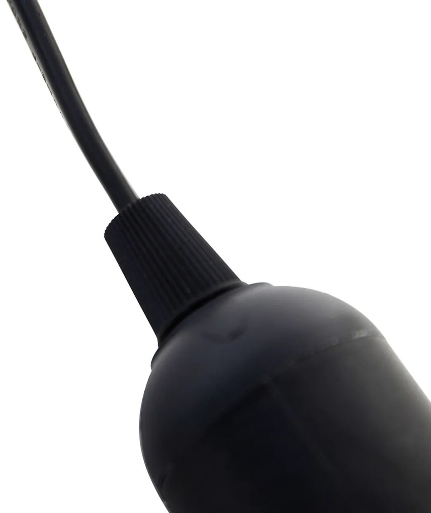 Комплект за окачване 6 черни патронника с крушки A60 - Move