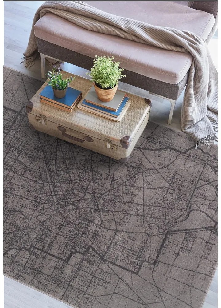 Сив килим 133x190 cm Soft – FD