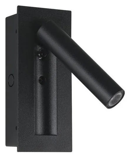 LED стенен спот LED/2W/230V 3000K черен