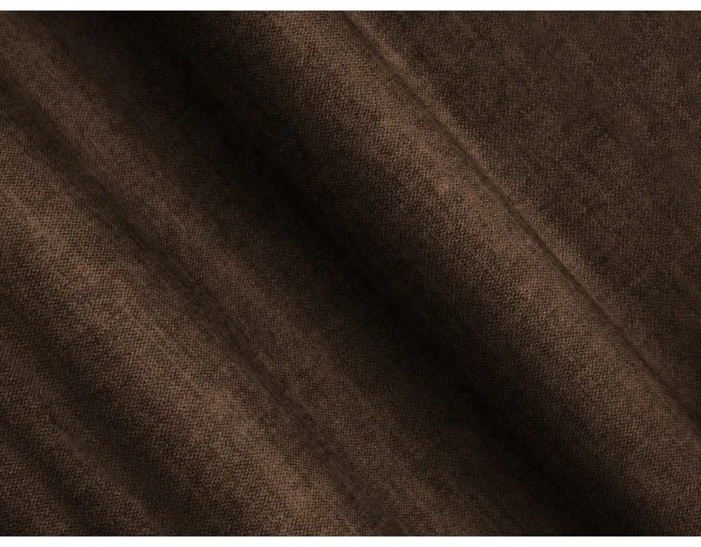 Тъмнокафяв кадифен ъглов диван (ляв ъгъл) Loretto – Cosmopolitan Design