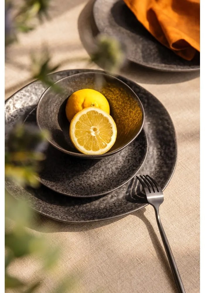 Глинен комплект за хранене 18 бр. Dark Moon – Bonami Selection