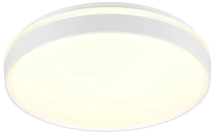 Бяло LED осветително тяло за таван ø 47 cm Spacy – Trio