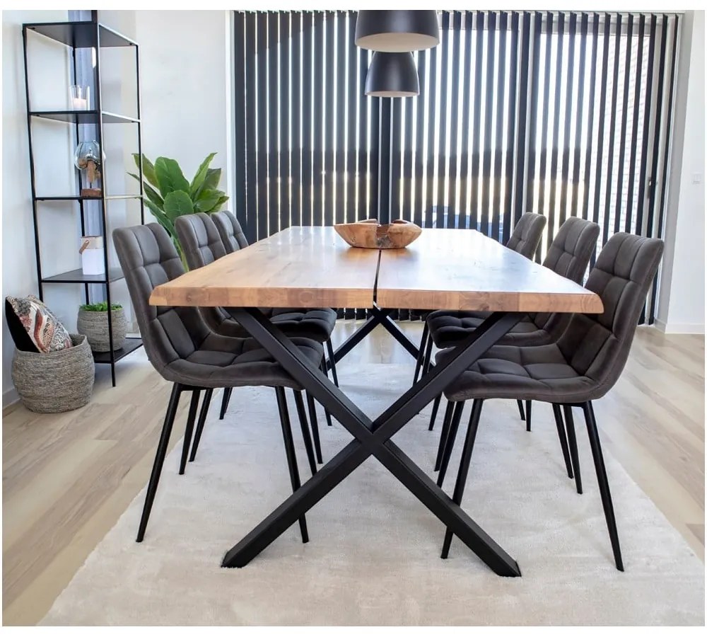 Тъмносиви трапезни столове в комплект 2 бр. Moseby – Bonami Essentials