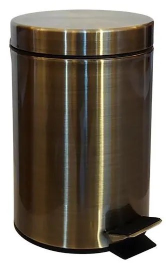 Кошче за отпадъци 17x26 см, неръждаема стомана/бронзово покритие