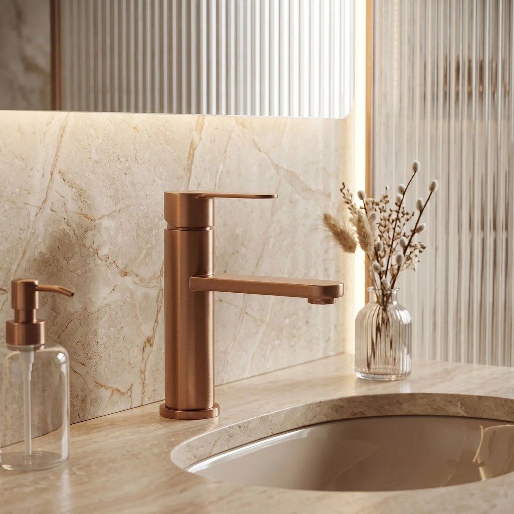 Смесител за баня Rea Arcos Brush Copper