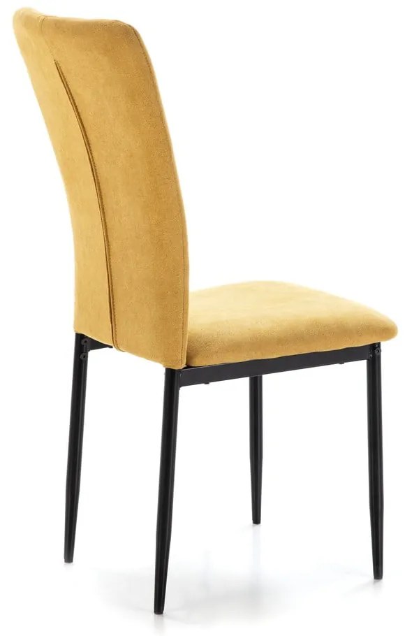 Трапезни столове в комплект от 4 бр. горчица Holly – Marckeric