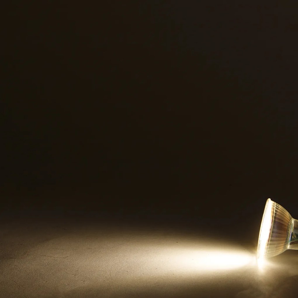 Комплект от 6 LED крушки GU10 с 3-степенна димируема топлина 5W 380lm 2000-2700K