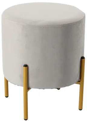 Кръгла табуретка на крака за дневна или спалня Син