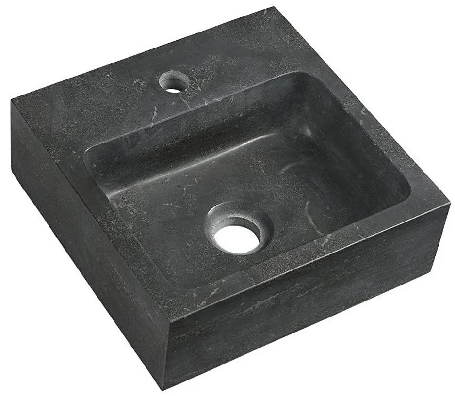 Sapho - Стенна мивка BLOK 30x30 см антрацит