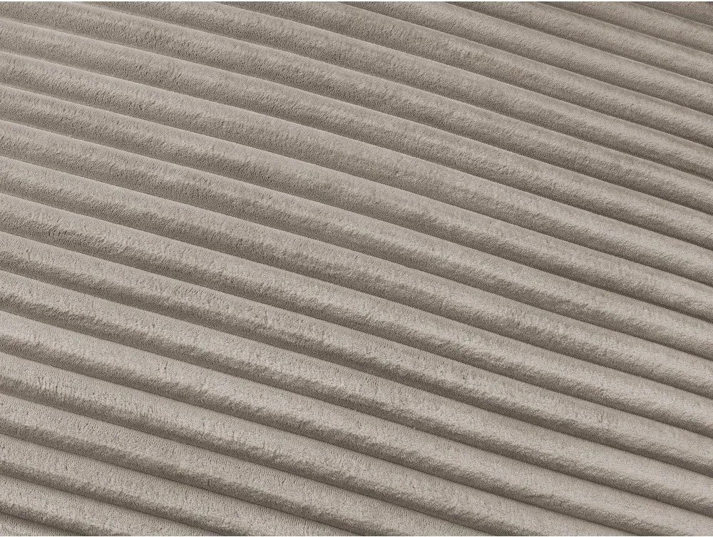 Кафяво-сив диван за ежедневно спане/сгъваем от рипсено кадифе 240 cm Hugo – Bobochic Paris