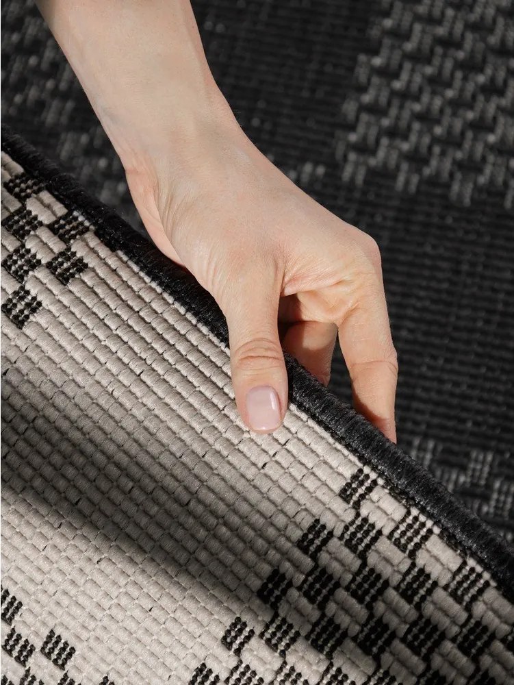 Черна/кремава пътека за открито и закрито 80x200 cm Haringey Dorothy – Ted Baker