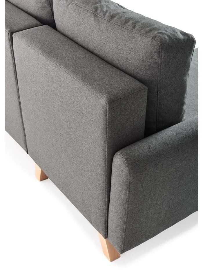 Тъмно сив променлив диван ъглов диван Pop - Bonami Selection