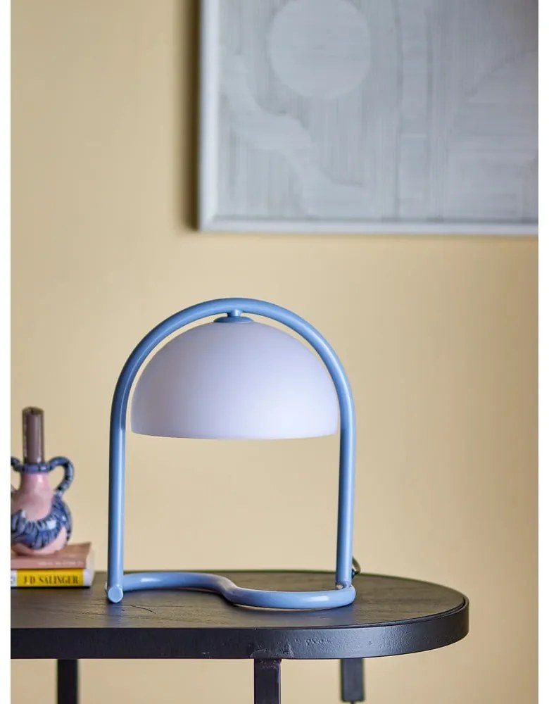 Синя настолна лампа (височина 29,5 cm) Favour – Bloomingville