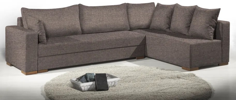 Ъгъл диван Trendy-Left-285φ 185β cm.-Ash