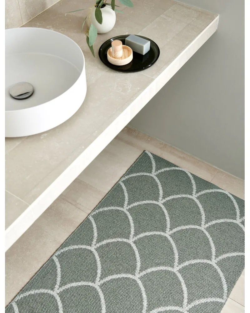 Зелена пътека за открито и закрито 70x300 cm Kotte Army Sage – Pappelina