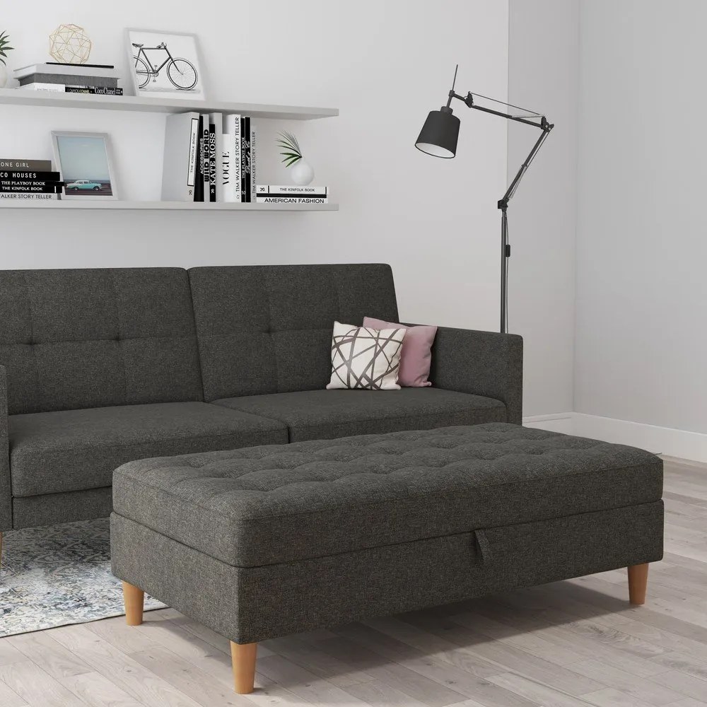 Тъмносива табуретка Lilly – Støraa