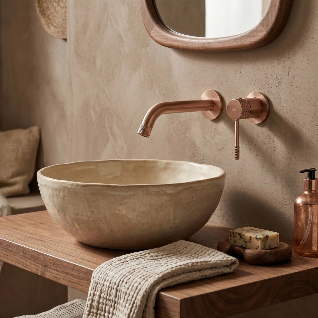 Смесител за вграждане REA Venti Brush Copper