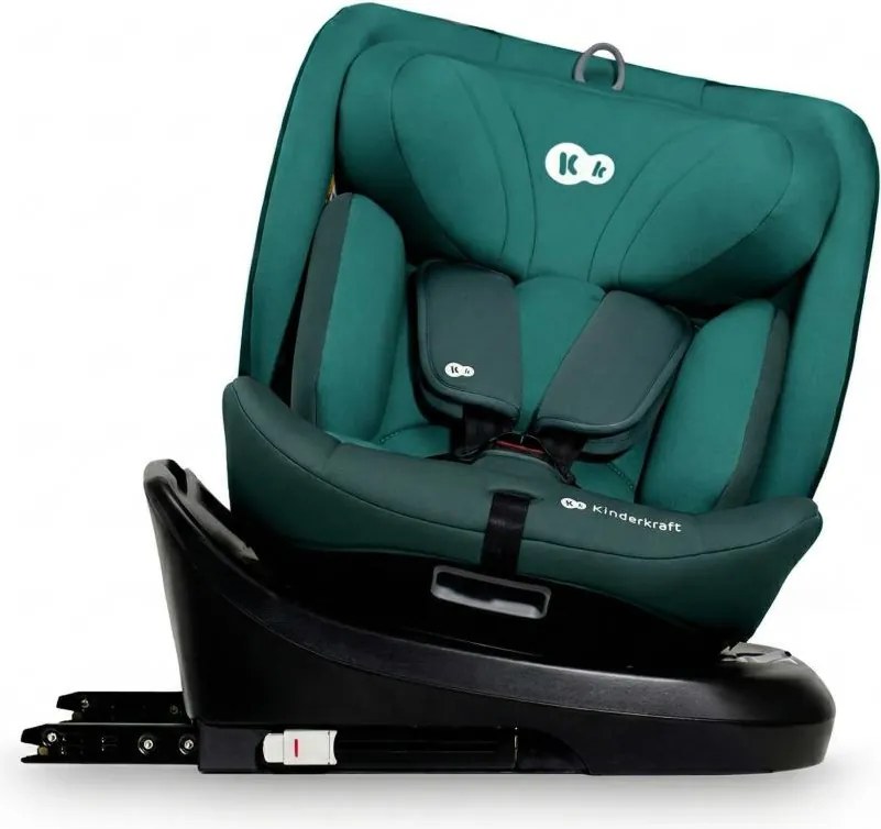KINDERKRAFT - Детско столче за кола I-GROW i-Size 40-150 cm тюркоазно