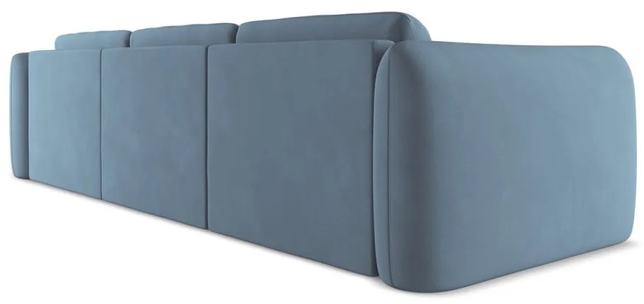 Светлосин ъглов диван (десен ъгъл) Hoku – Makamii