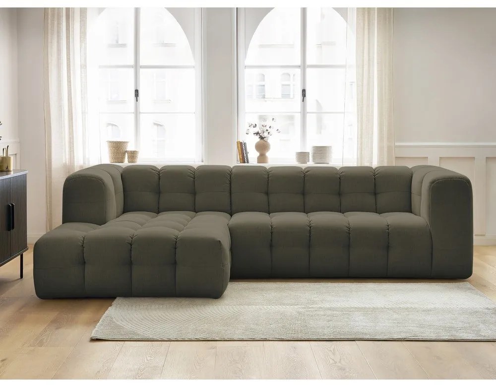 Зелен ъглов диван Cloud – Bobochic Paris