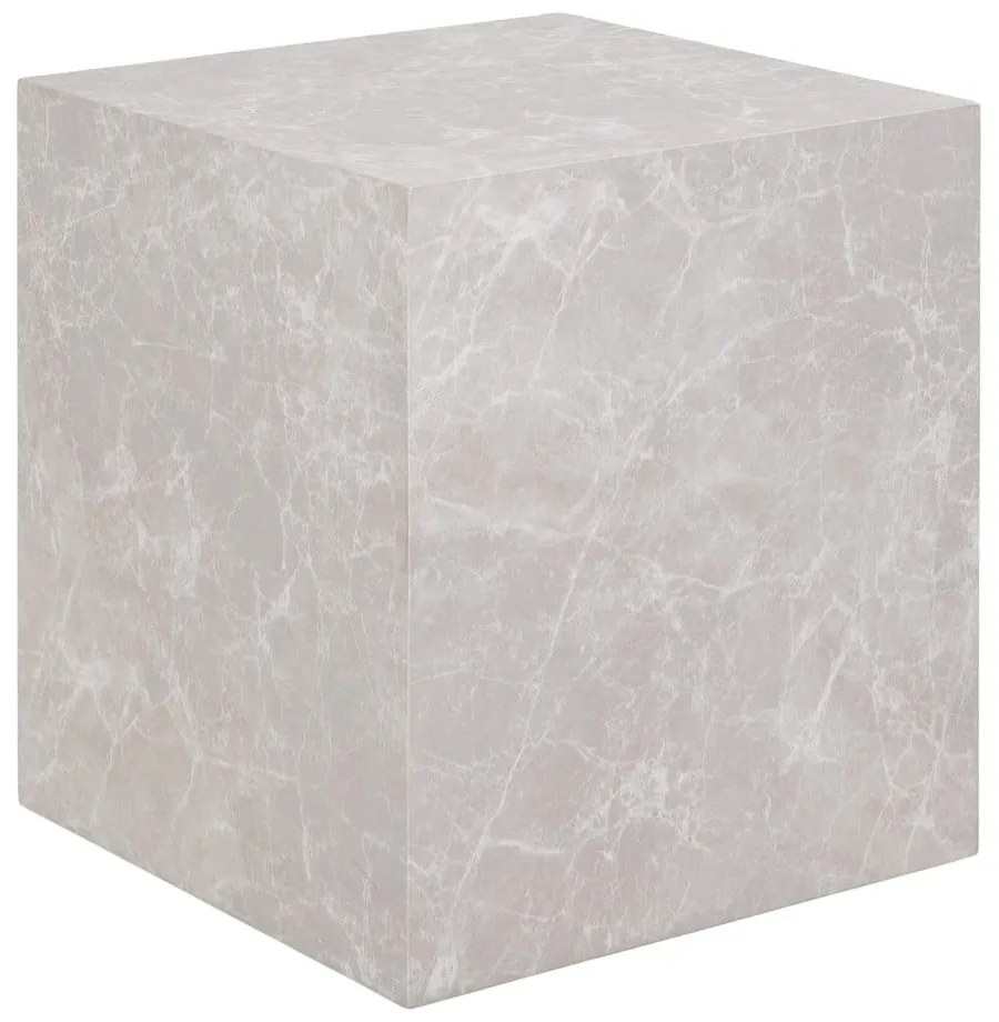 Странична масичка от декор от мрамор 40x40 cm Prague – House Nordic