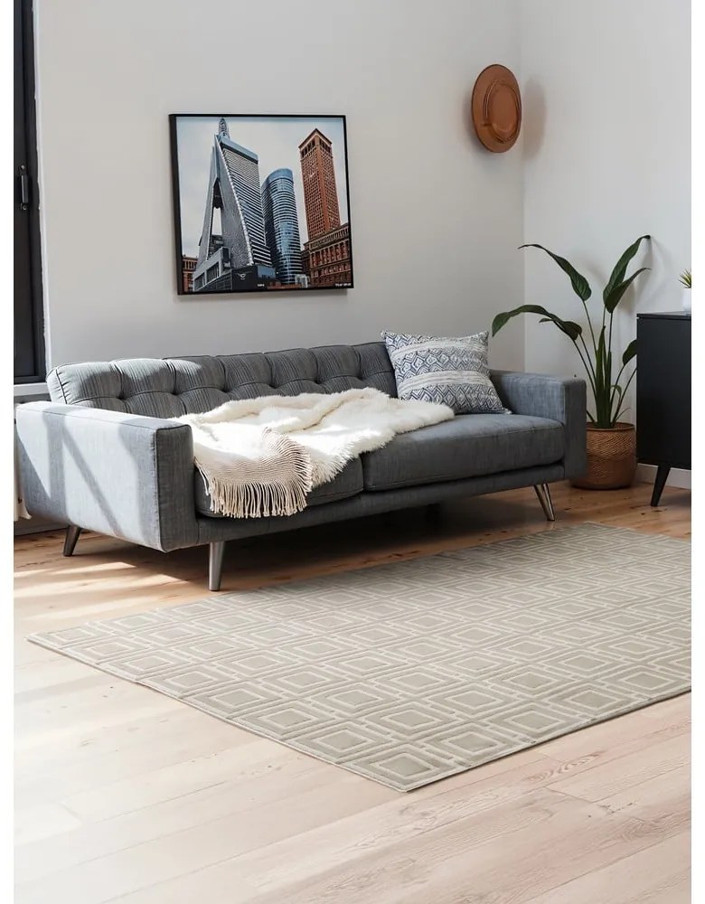 Кремав килим 200x280 cm Perles Howlite – Elle Decoration