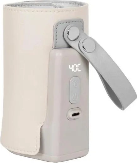 Lionelo - Акумулаторен подгрявач за шишета THERMUP GO PLUS 10W/5V бежов