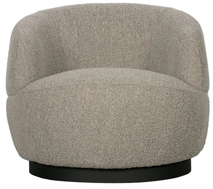 Светлосиво въртящо се кресло Wolly – WOOOD