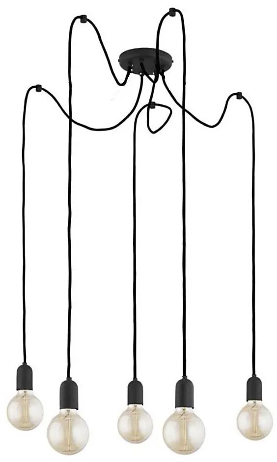 Пендел QUALLE 5xE27/60W/230V паяк