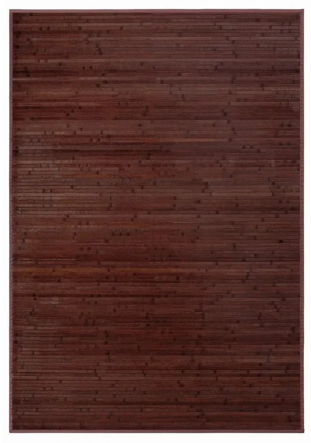 Тъмнокафяв бамбуков килим 140x200 cm - Casa Selección