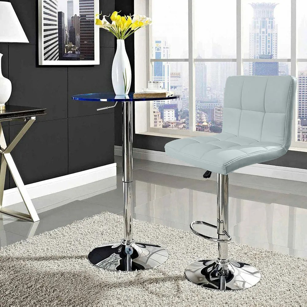 Бар стол Sammie-Сив (4) парчета