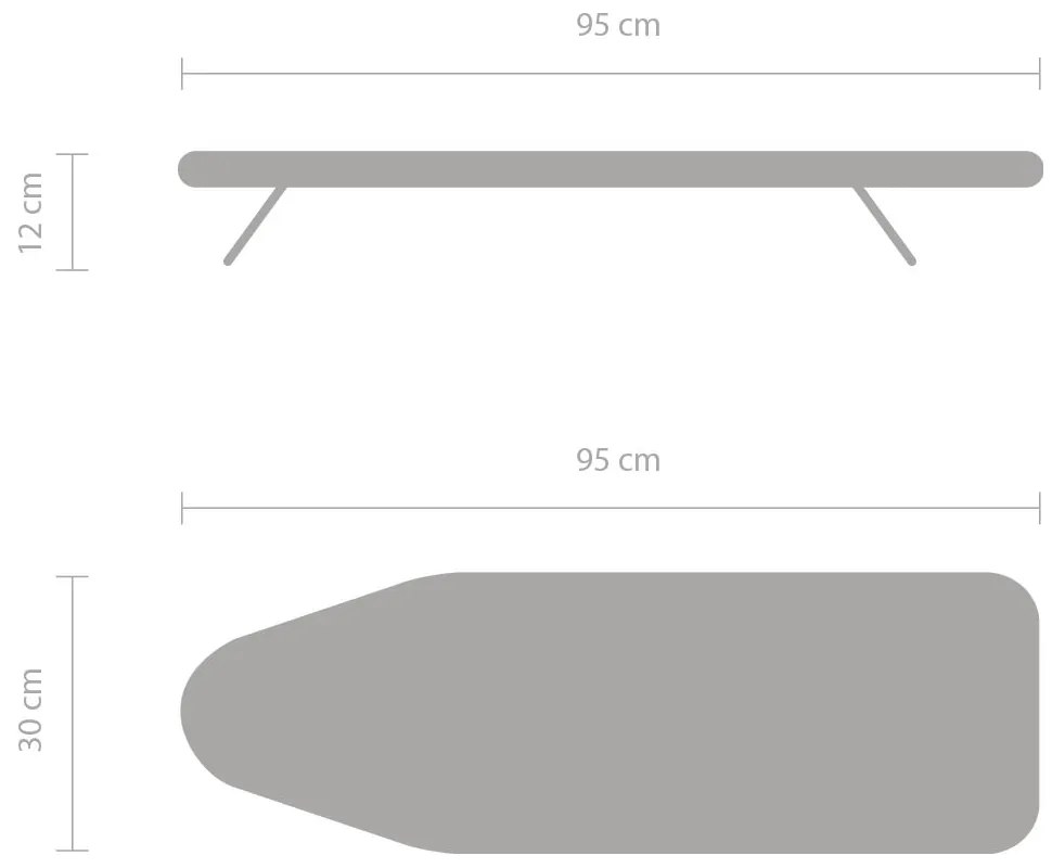 Настолна дъска за гладене Metallised S – Brabantia