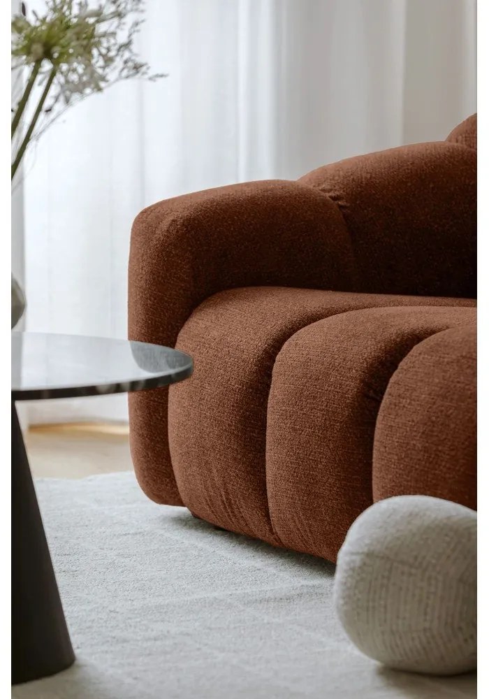 Теракотен ъглов диван Shell – Miuform