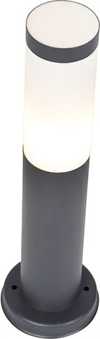 Антрацитно сива лампа за стълб 45 см IP44 - Rox