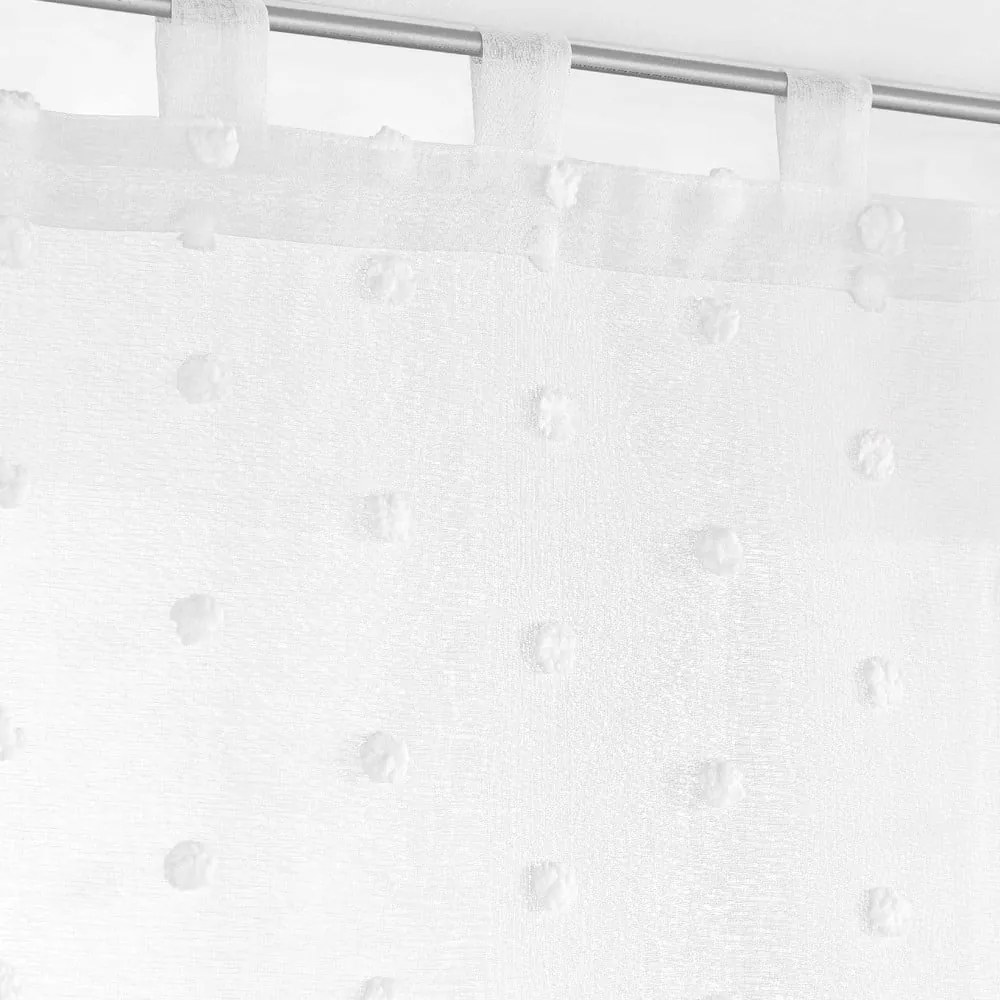 Бяла завеса 60x160 cm Pompinou – douceur d'intérieur