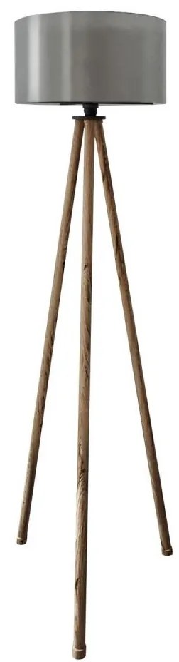 Подова лампа AYD 1xE27/40W/230V кафява/сива