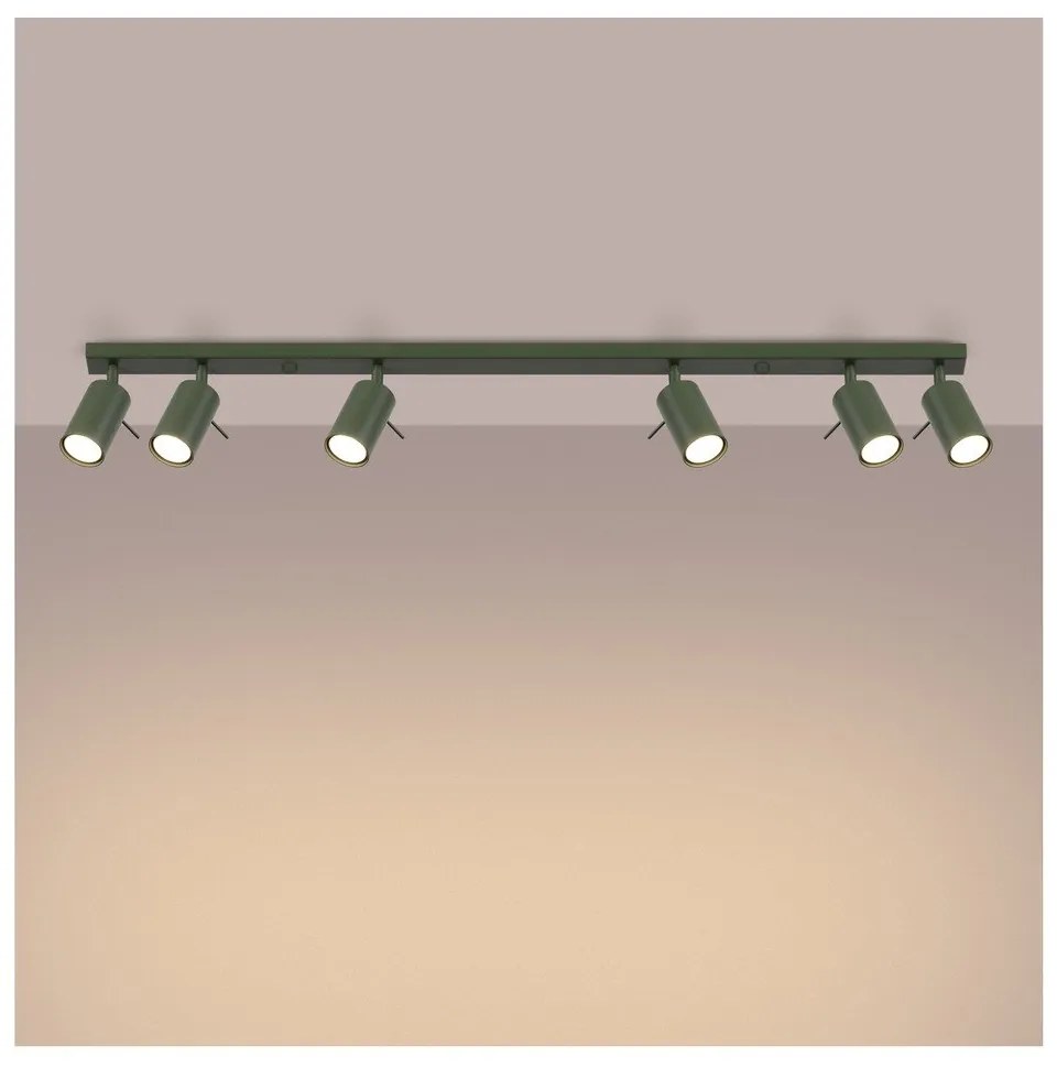 Зелен прожектор 6x117 cm Etna – Sollux