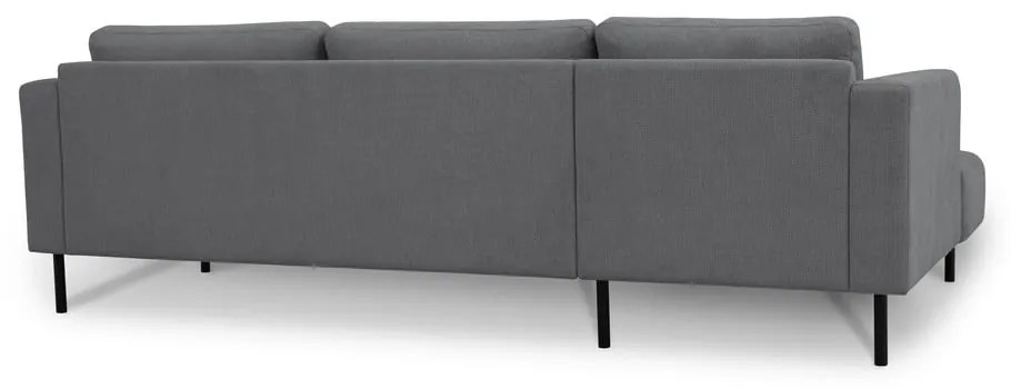 Тъмносив ъглов диван (ляв ъгъл) Hero – Scandic