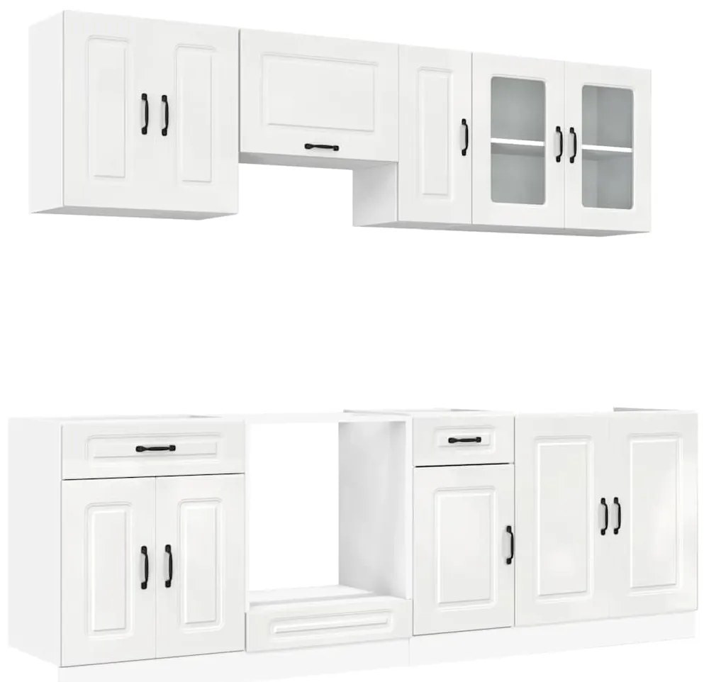 3314823 vidaXL Комплект кухненски шкафове от 8 части Kalmar, инженерно дърво