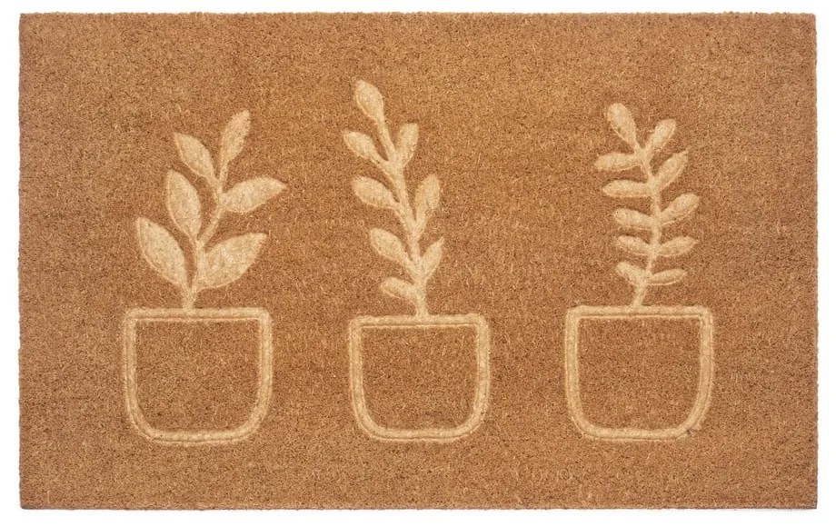 Килимче от кокосови влакна 75x45 cm Flowerpot - Hanse Home