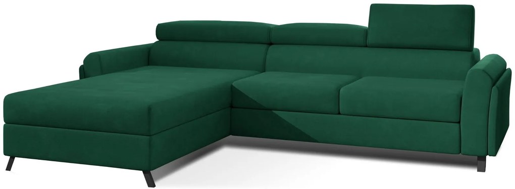 Ъглов диван Marietta-Green-Left