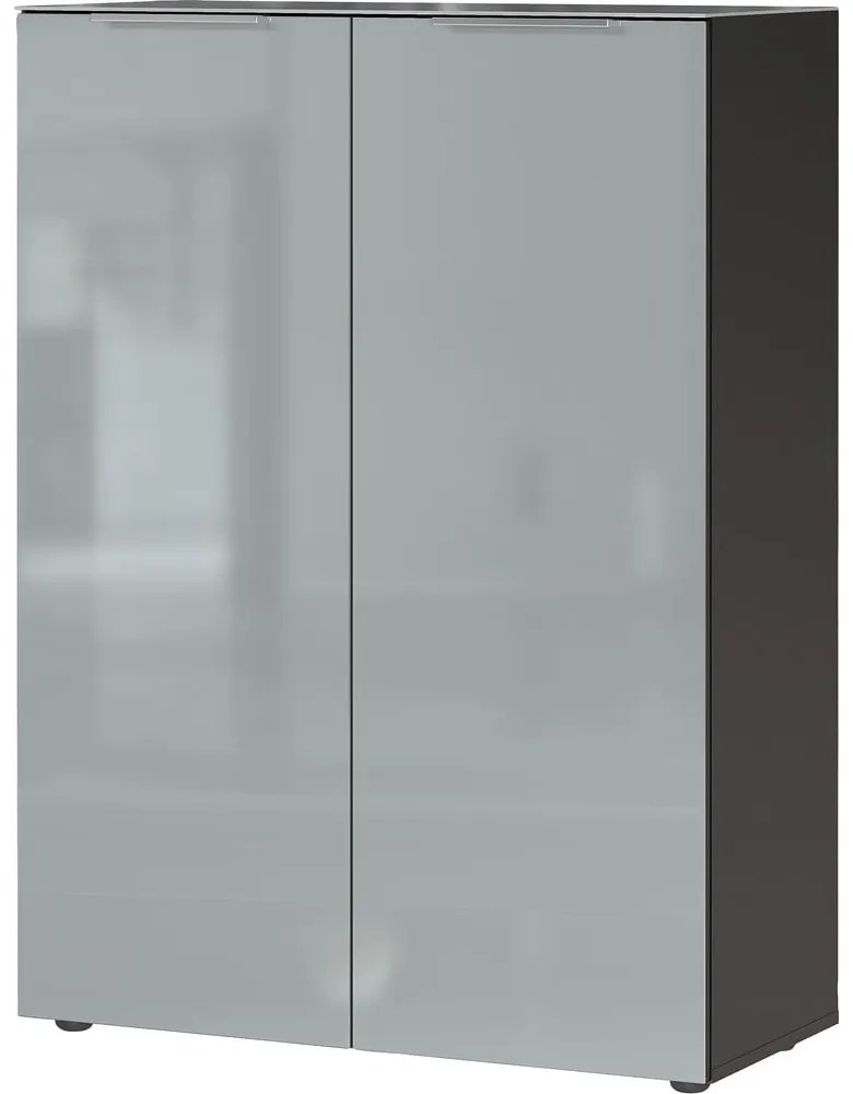 Сив шкаф за обувки Genova - Germania