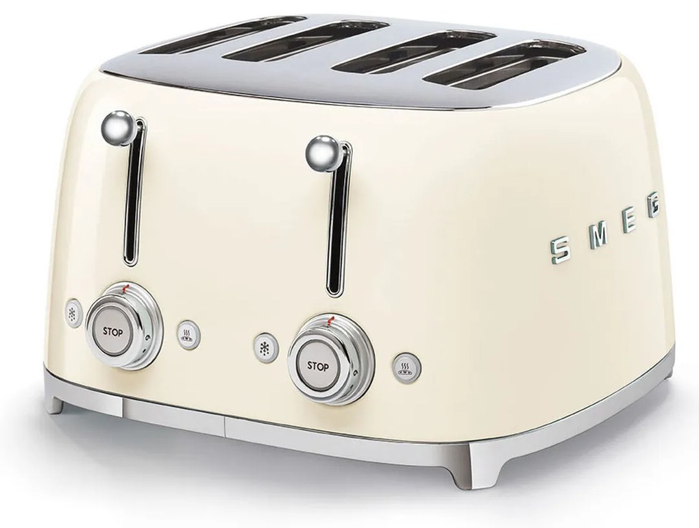 Тостер Smeg TSF03CREU Сметана 2000 W 50-те години