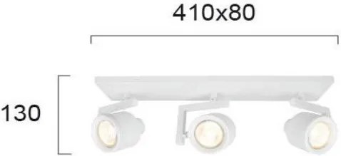 Rail Viokef Magma 3-лампиs-Mauro